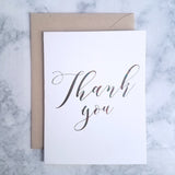 Thank You Oil Slick Foil Card
