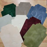 Velvet Table Numbers 5x7 Victorian Shape {more colors available}