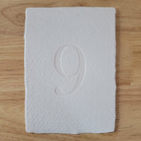 Handmade Paper Table Numbers