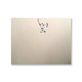Letterpress constellation Orion stationery, in black in, by inviting INV1117.