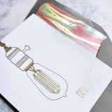 Brilliant Light Bulb Card