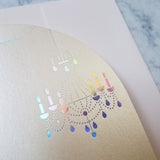 Champagne Foil Stationery (XL) {more styles available}