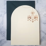 Champagne Foil Stationery (XL) {more styles available}