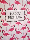 Flamingo Birthday Card
