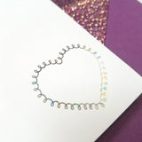 Loopy Heart Foil Stationery (M) {more styles available}