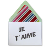 Je T'aime