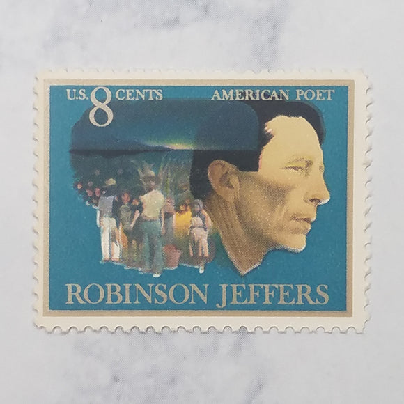 Robinson Jeffers stamps $0.08