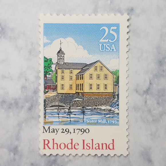 Rhode Island stamps $0.25