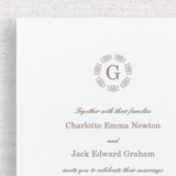 Newton Semi-Custom Wedding Invitation
