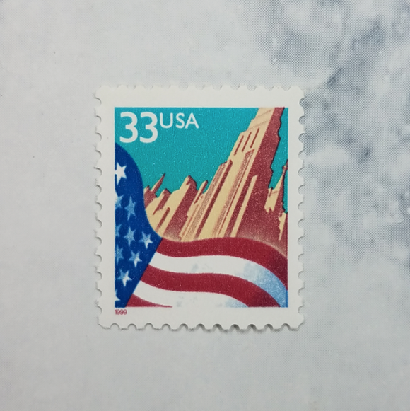 Flag Stamps $0.33