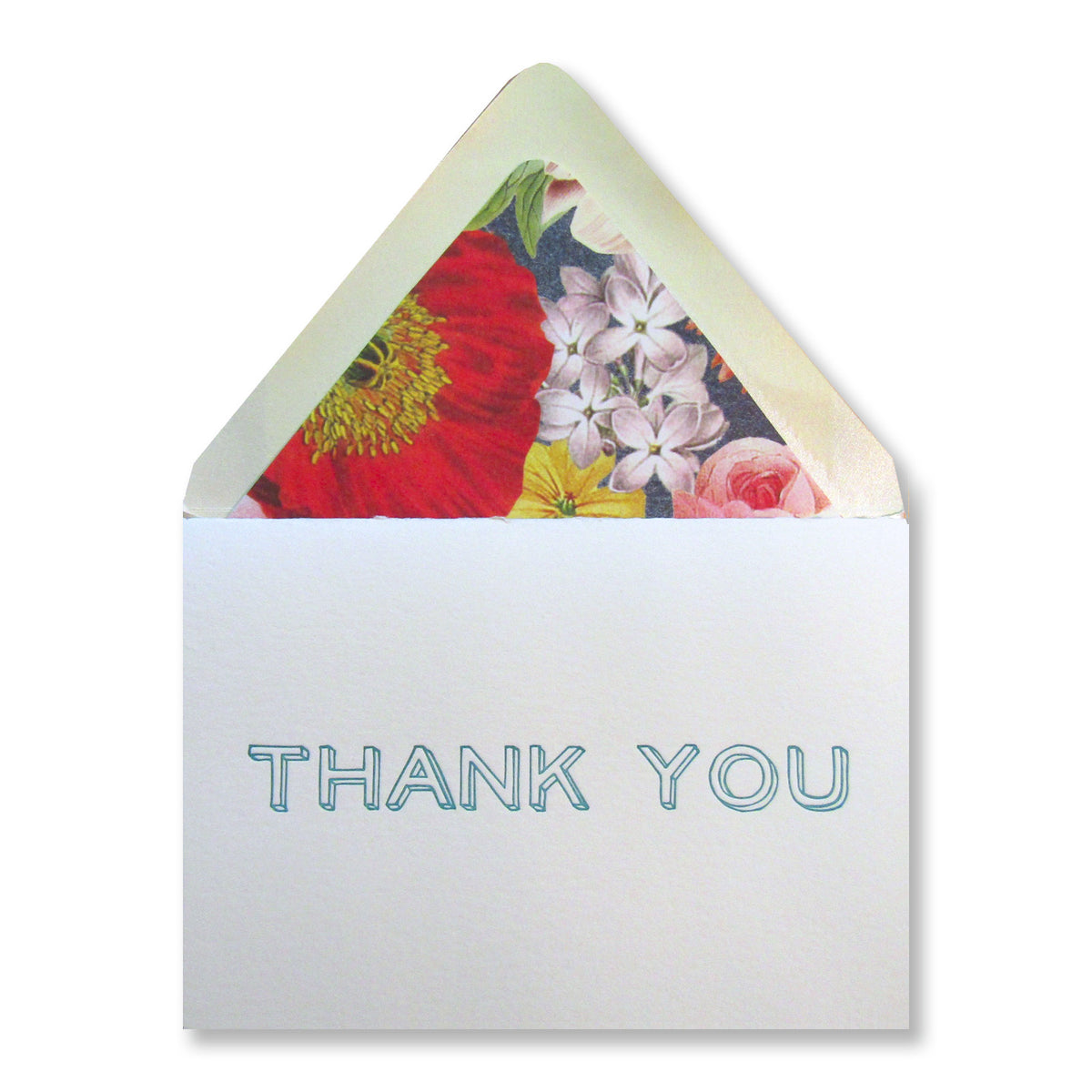 Fashionably Late Thank You // Letterpress Thank You Card // Belated Thank  You 