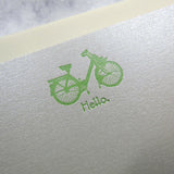 Lime Bicycle Stationery