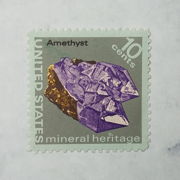 Amethyst stamps $0.10
