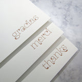 thanks / merci / gracias boxed set