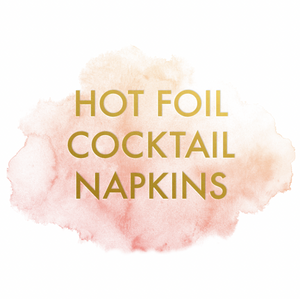 FAQ: Can you foil cocktail napkins?