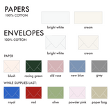 Oval Foil Bordered Photo Cards (small)