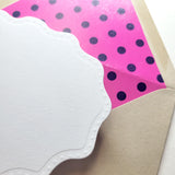 Dotted Wavy Stationery (L) {other styles available}