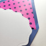 Dotted Wavy Stationery (L) {other styles available}