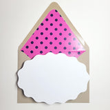Dotted Wavy Stationery (L) {other styles available}