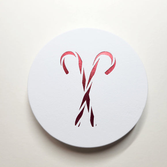 Candy Cane Coasters