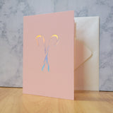 Pink Candy Cane Cards {more styles available}
