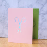 Pink Candy Cane Cards {more styles available}