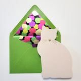 Gold Cat Card (S) {more styles available}