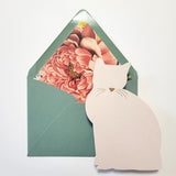 Gold Cat Stationery (S) {more styles available}