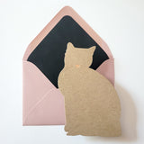 Rose Gold Cat Card (S) {more styles available}