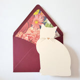 Rose Gold Cat Card (S) {more styles available}