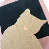 Rose Gold Cat Card (S) {more styles available}
