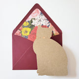 Rose Gold Cat Card (S) {more styles available}