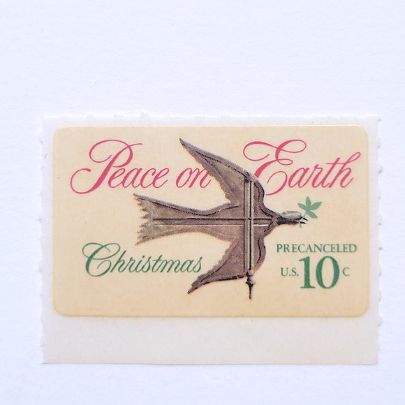 Peace on Earth '74 Christmas stamps $0.10