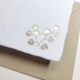 Silver Dollar Eucaluptus Handmade Stationery  {more styles available}