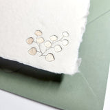 Silver Dollar Eucaluptus Handmade Stationery  {more styles available}