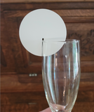 Die Cut Shapes: Escort Cards for Champagne Flutes