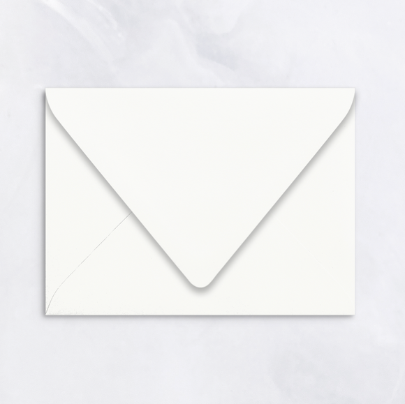 Luxe White Envelopes