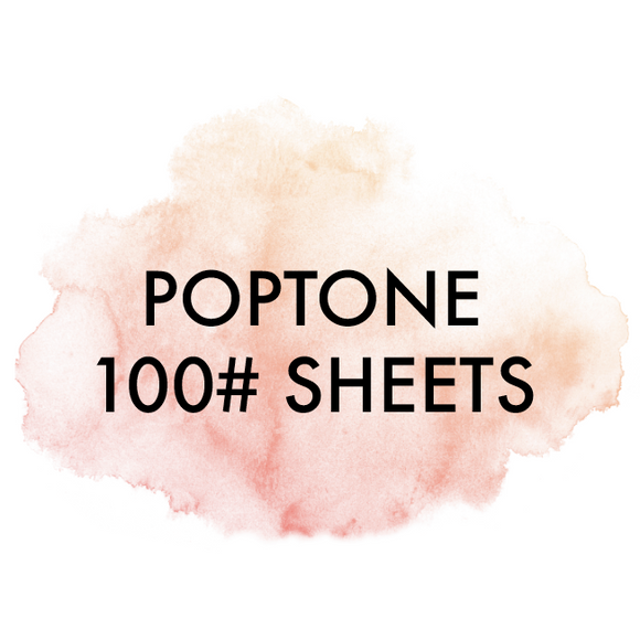 Poptone 100# Sheets