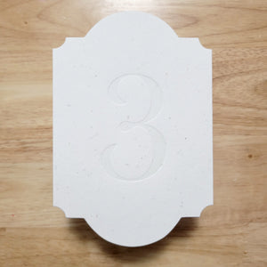 Table Numbers 4.25x6.25 Baroque {More Options Available!}