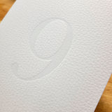 Table Numbers 5x7 Gmund Leather {Last One Available!}