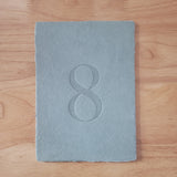 Handmade Paper Table Numbers