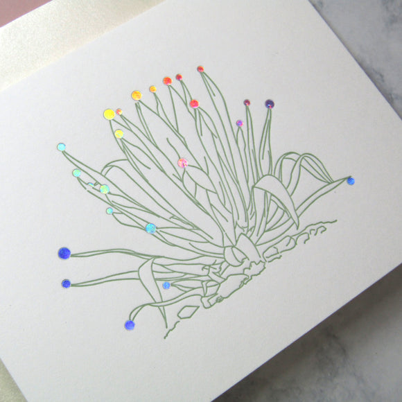 Foil Agave Ornaments Cards
