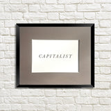 Capitalist Foil Prints