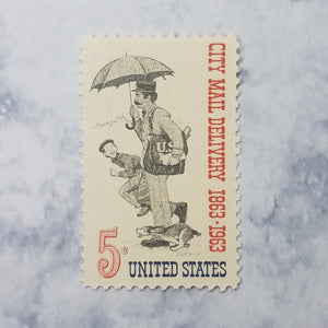 City Mail Delivery stamps $0.05