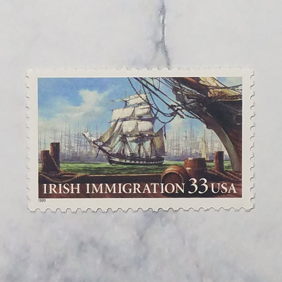 Irish Immigration stamps $0.33
