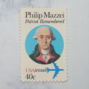 Philip Mazzei stamps $0.40