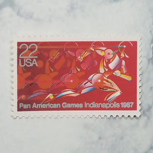Pan American Games Indianapolis stamps $0.22