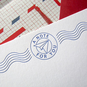 Paper Airplane Post Stationery