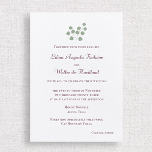 Fontaine Wedding Invitations