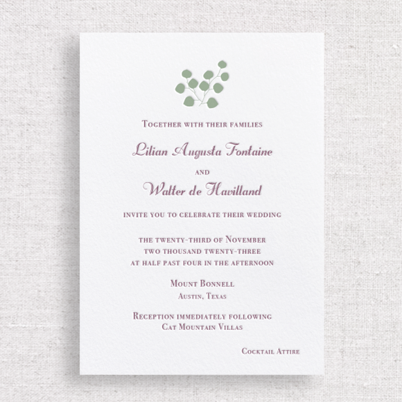 Cocktail attire wedding invitation online